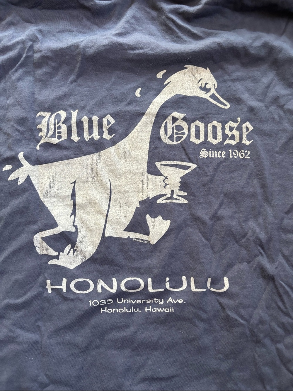 Blue Goose Honolulu Retro T-Shirt - Picture 5 of 5